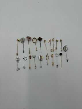 Set of 20 assorted antique and vintage stick pins